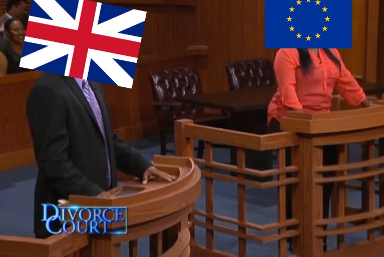 PoliPhotoshop's tweet photo. EU: Fine, leave me, but I'm keeping the house, the dog, and Scotland
England: Lol bye bitch
#brexitday #makebritaingreatagain https://t.co/adR2MdRbzp