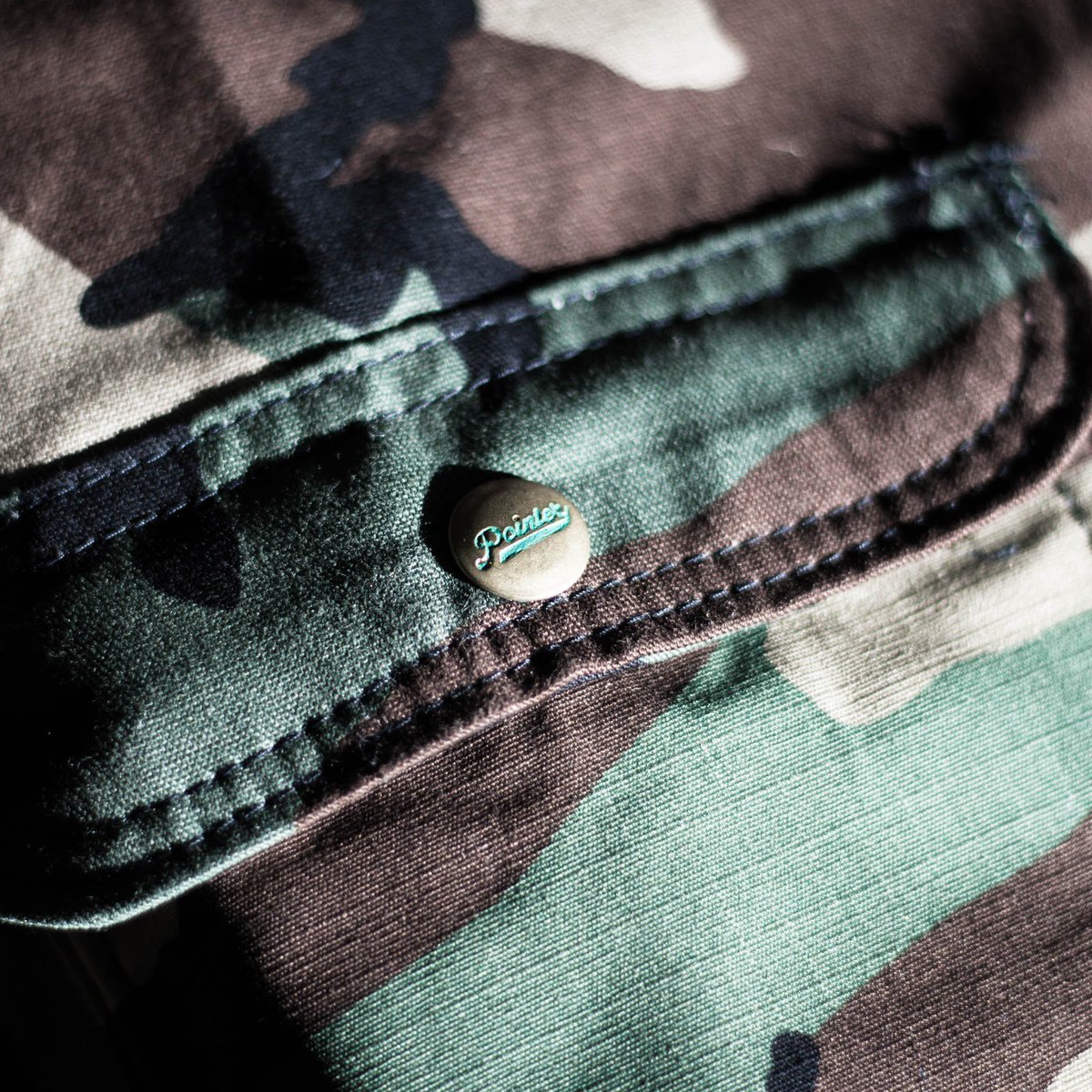 ShopTheGood's tweet image. The Chore Coat is on point. @lcking 's woodland camo cotton/poly blend is the perfect base for layering or easily worn over a t-shirt.