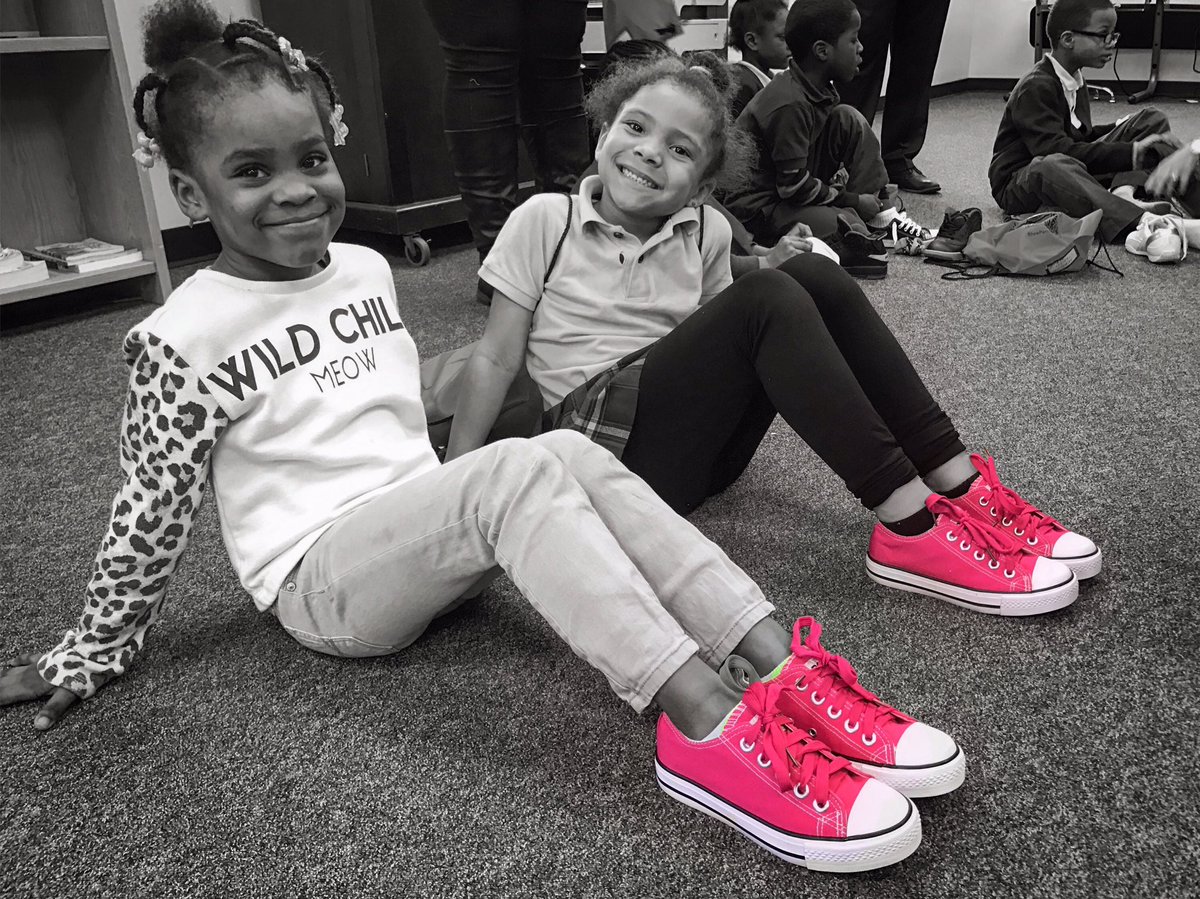 ShoePantryPlus's tweet photo. Every kid loves putting on a brand new pair of shoes. You can see it in their smiling faces! 😊👟
#shoepantryplus #soledoctor https://t.co/QWrY2d5ZwM