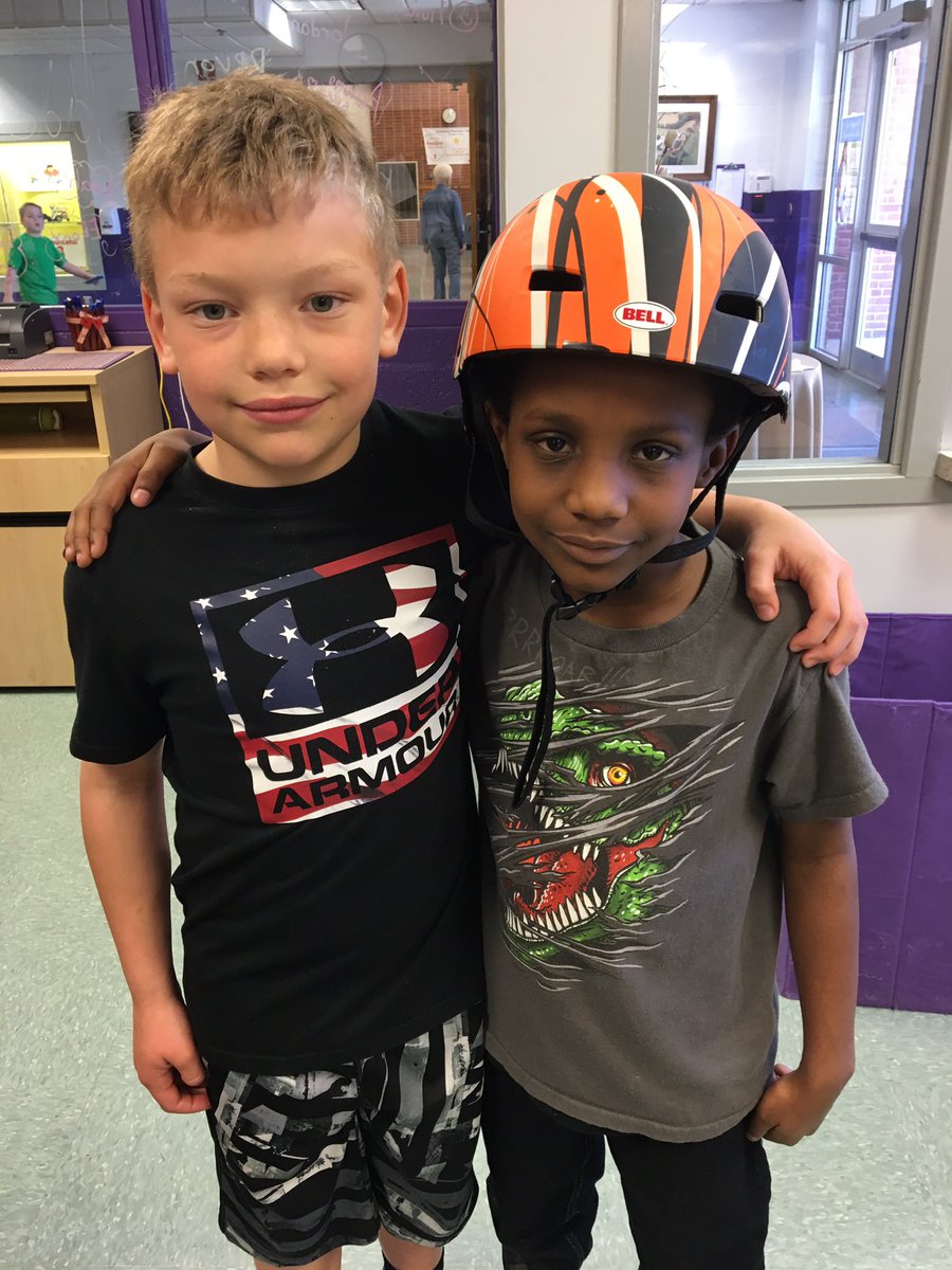 A random act of kindness from one 2nd grader to another 💜