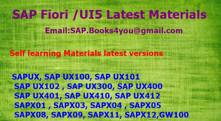 Sap Materials (@SapBooks4you) / Twitter