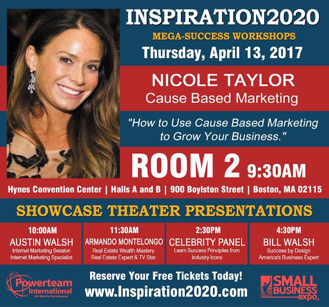 So honored to be represented by Nicole Taylor at the Small Business Expo in Boston! #gratitude