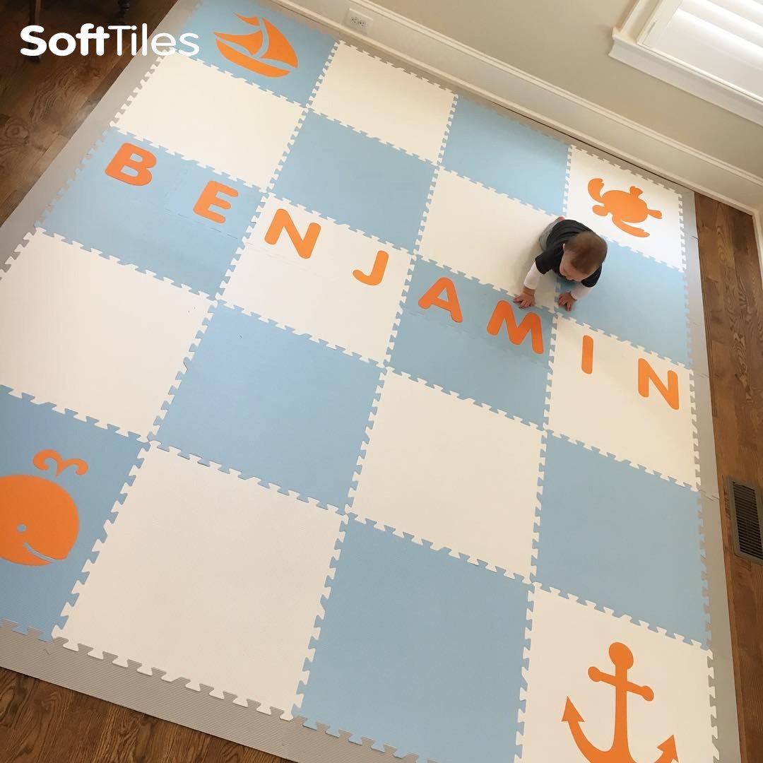 softtiles's tweet photo. Making your child's name the focal point of their playroom floor is decorative and educational! SoftTiles Foam Mats. https://t.co/YbLzMAkOaH https://t.co/uNUlJ4Y5V1