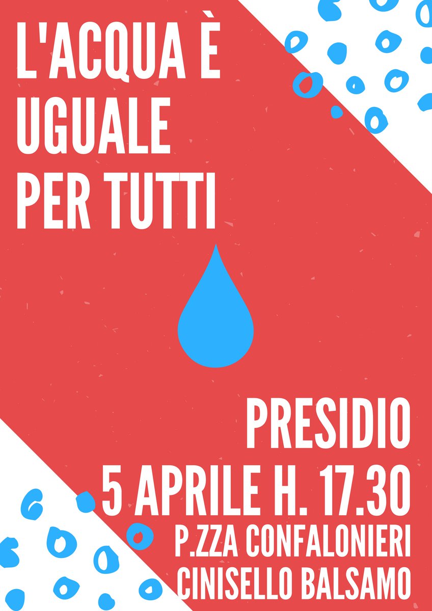 Vogliono staccare l'acqua allo Spazio 20092! Fermiamoli: mercoledì prossimo presidio al Comune.

Qui comunicato: facebook.com/events/2598431…