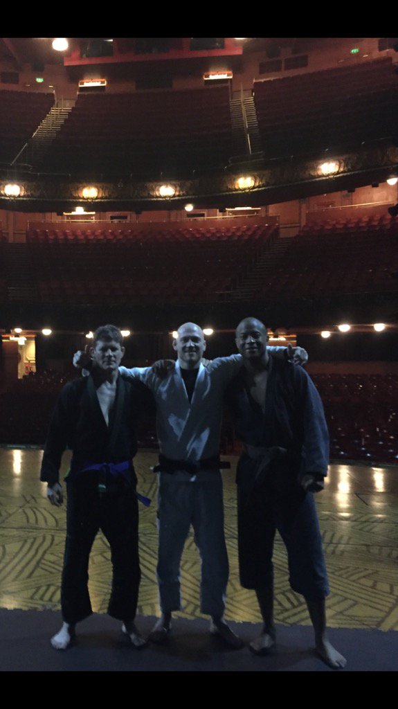 Great training session in between shows with <a href="/jaybutler1983/">jay butler</a> and <a href="/Gasprey/">George Asprey</a> #wicked