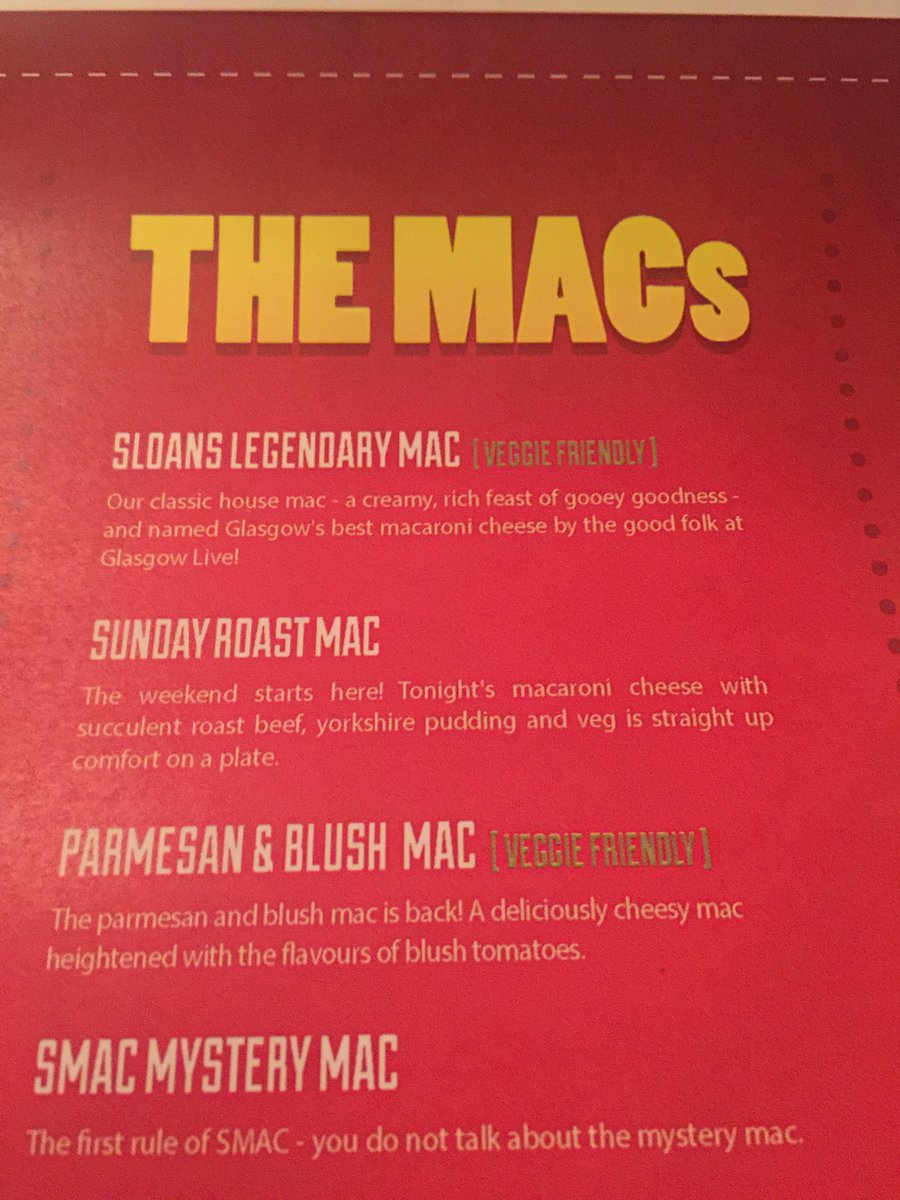 MacNCheeseSMAC's tweet photo. Look what we've got on offer this evening #smacdine https://t.co/567oPgHCtm