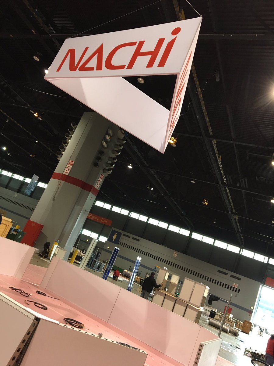 NachiRobotics's tweet photo. The #NRS sign is up at @a3automate! #NachRobiticSystems #Automate17 #mccormickplace #chicago https://t.co/pCCS9IXNki