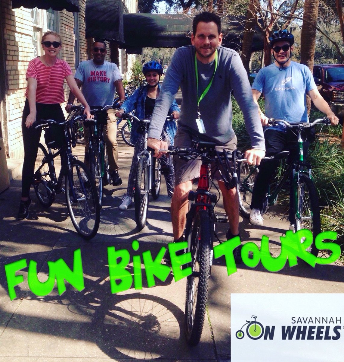 Historical tours in style. We can put you on road, mountain, hybrid,tandem, or electric bikes.You Pick!
#SavannahBikeTours