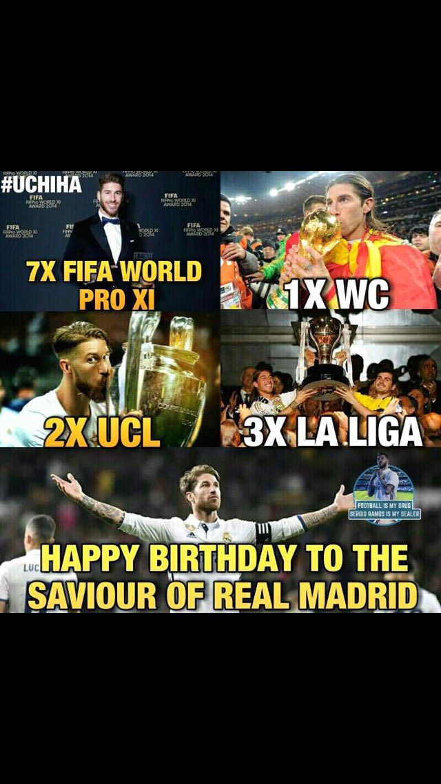 Happy Birthday to The Heartbeat of Real Madrid, one and only Mr.92:48  Sergio Ramos 