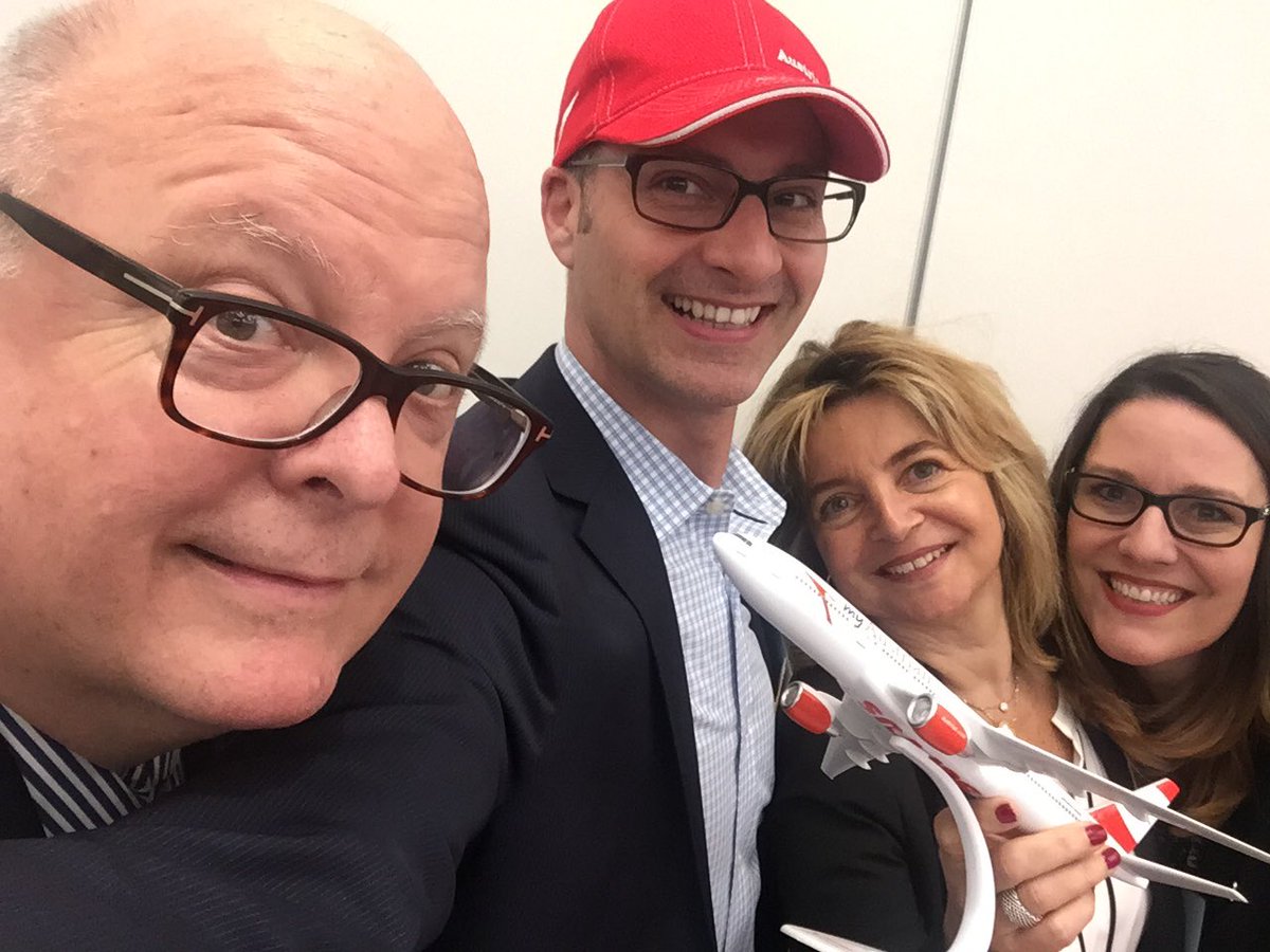 mariagbenson's tweet photo. With #AirCanada Joint Venture partners at #LABTA education day! https://t.co/lw8tBD80nz