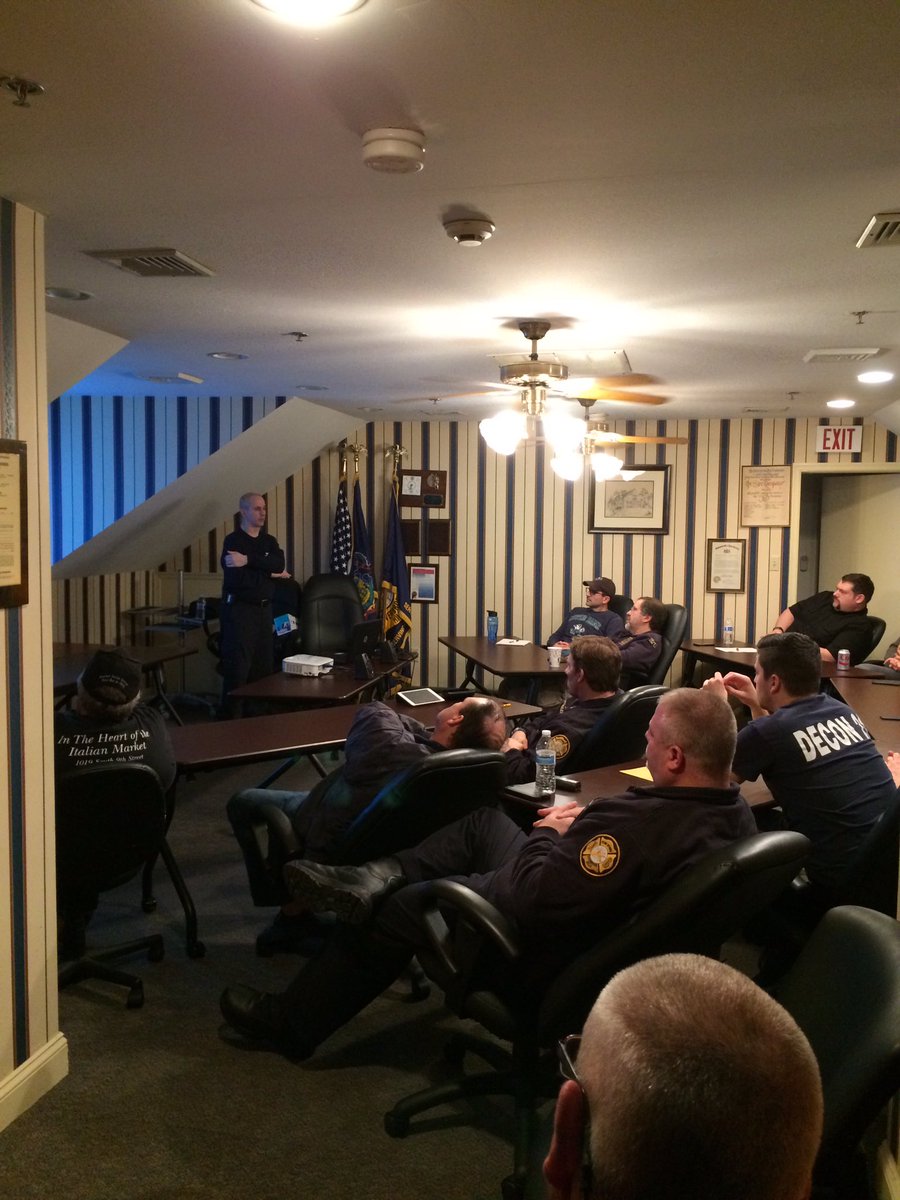Residential structure fire strategy and tactics through <a href="/MCpublicsafety/">Montco DPS</a> for drill tonight. #training