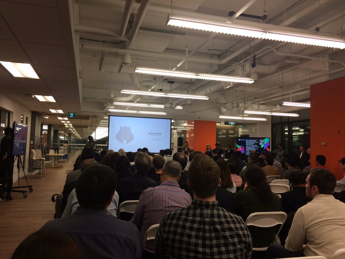_NextAI's tweet image. Hearing some awesome #startup pitches at @oneeleven_111 #ai4biz!