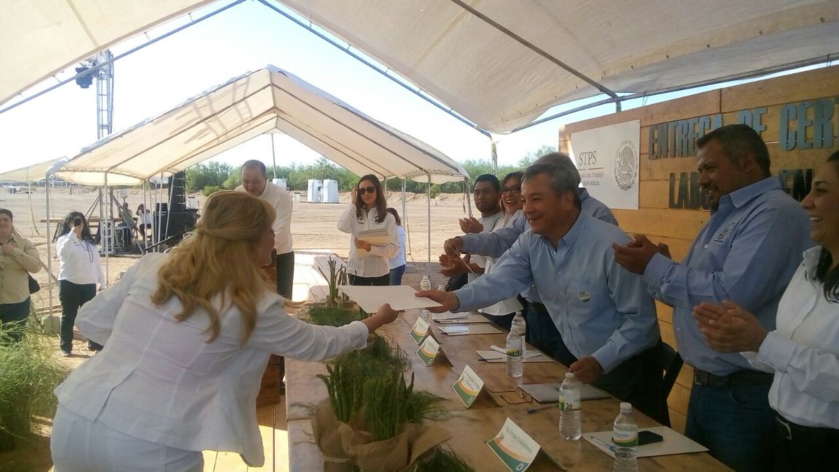 ignacio_rubi's tweet photo. Caborca, Sonora. En la entrega de Certificados de Competencia Laboral en Cosecha de Hortalizas de Empresa Hortícola del Desierto. https://t.co/9pUTGocu0H