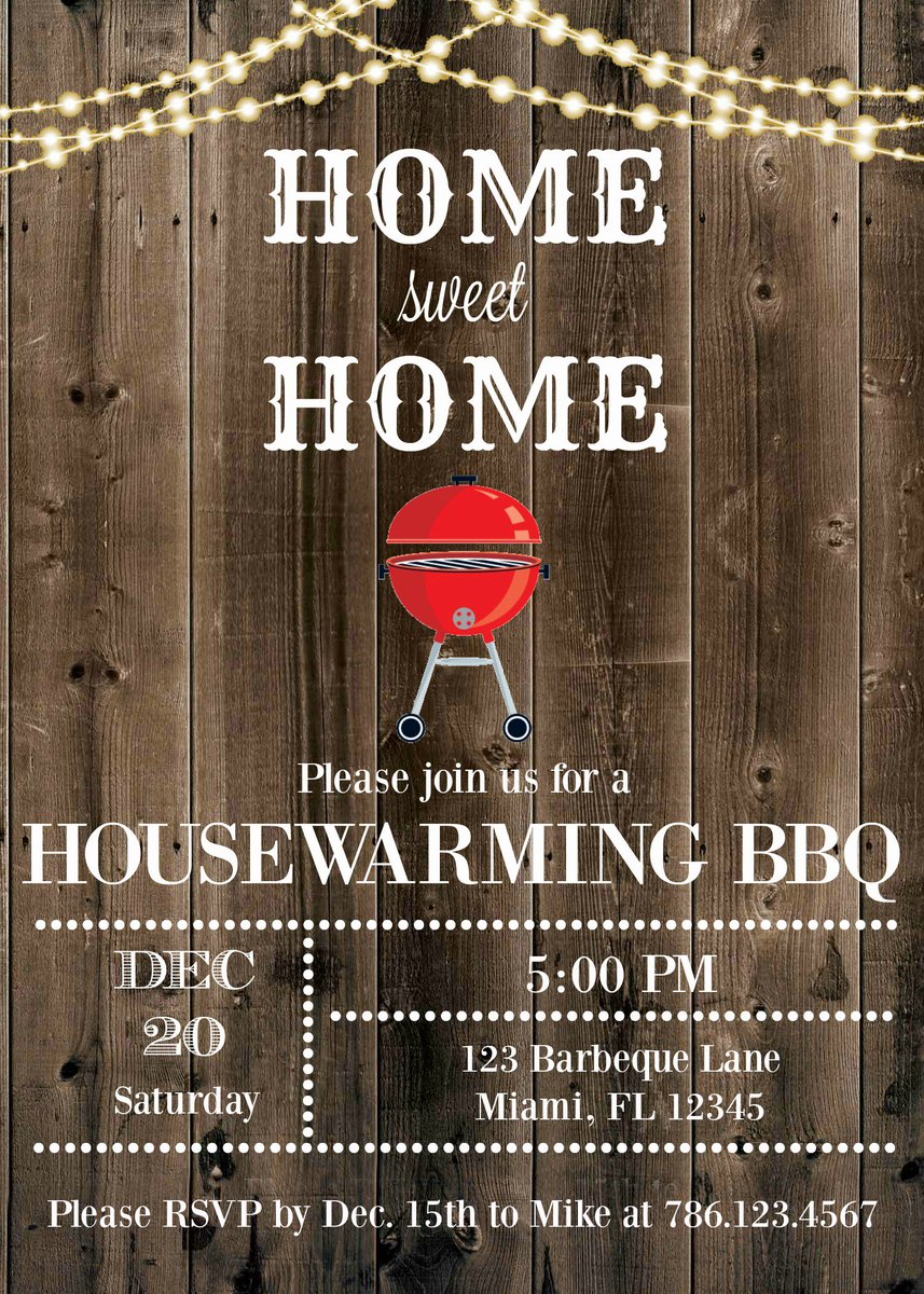 ElitePartyBtque's tweet photo. Home sweet home... time to break in the new bbq! 🏡🍾 https://t.co/IHXOiNblKG #elitepartyboutique #partyinvites #housewarminginvites https://t.co/mz1unw9eck