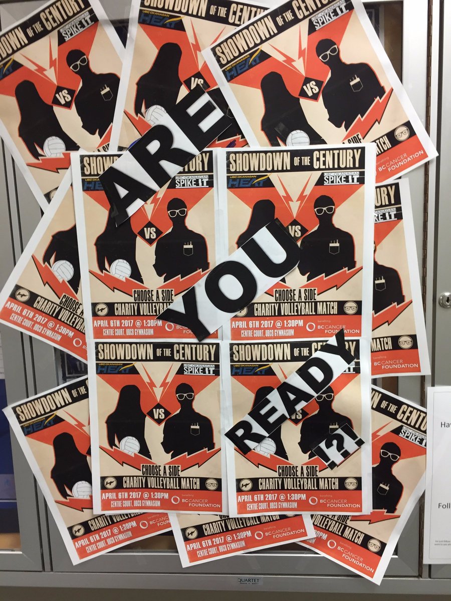 So now that the #UBCOHeatWVBall team has finished with their awards, it is time for their toughest challenge!