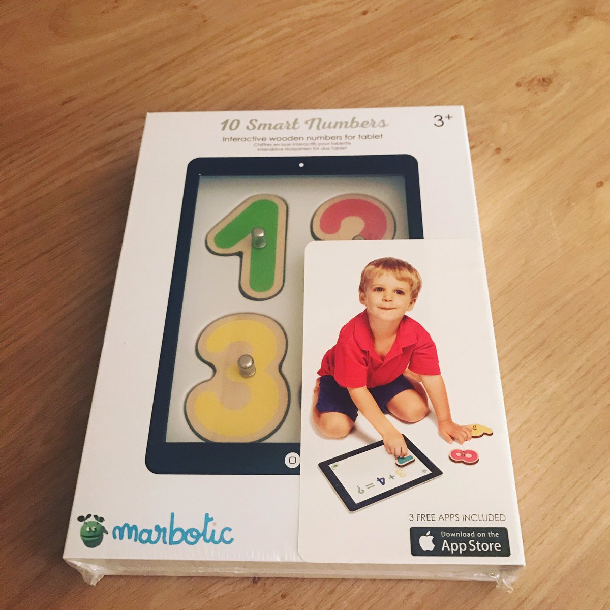francoisgoube's tweet image. Woop 🙌 
Just received @marbotic #smartnumbers for my boy! 
Daddy is playing first 🤓