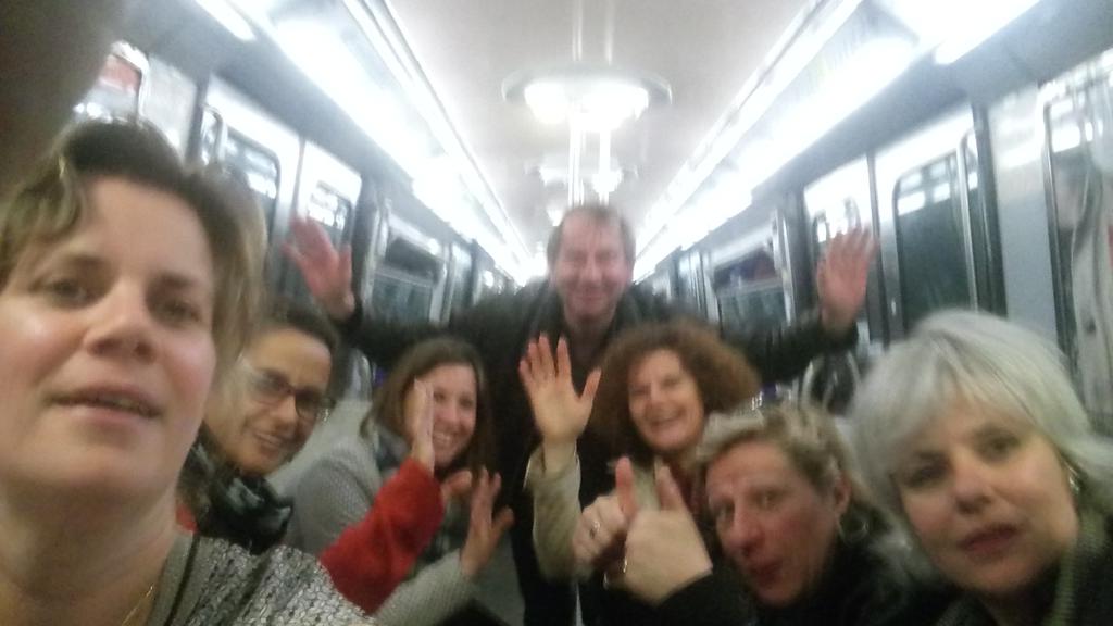 Virée de directrices faciennes avec leur garde du corps en mécénat..... Souvenir de séminaire