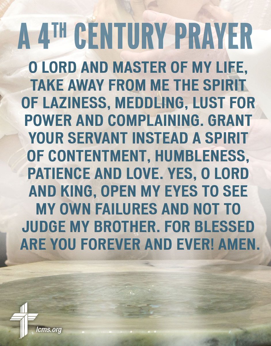 StillAboutJesus's tweet photo. The Christian life is one of repentance. #Lent #ancientprayers #churchfathers https://t.co/s0MYqcihi4