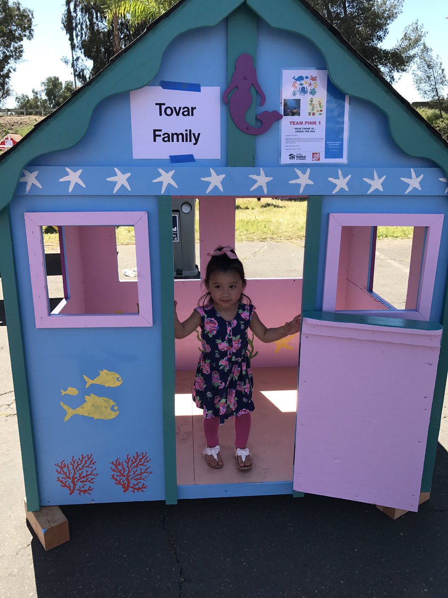 What could be better than creating playhouses for children of veteran families! Making the magic happen w/ <a href="/SanDiegoHabitat/">San Diego Habitat for Humanity</a>!