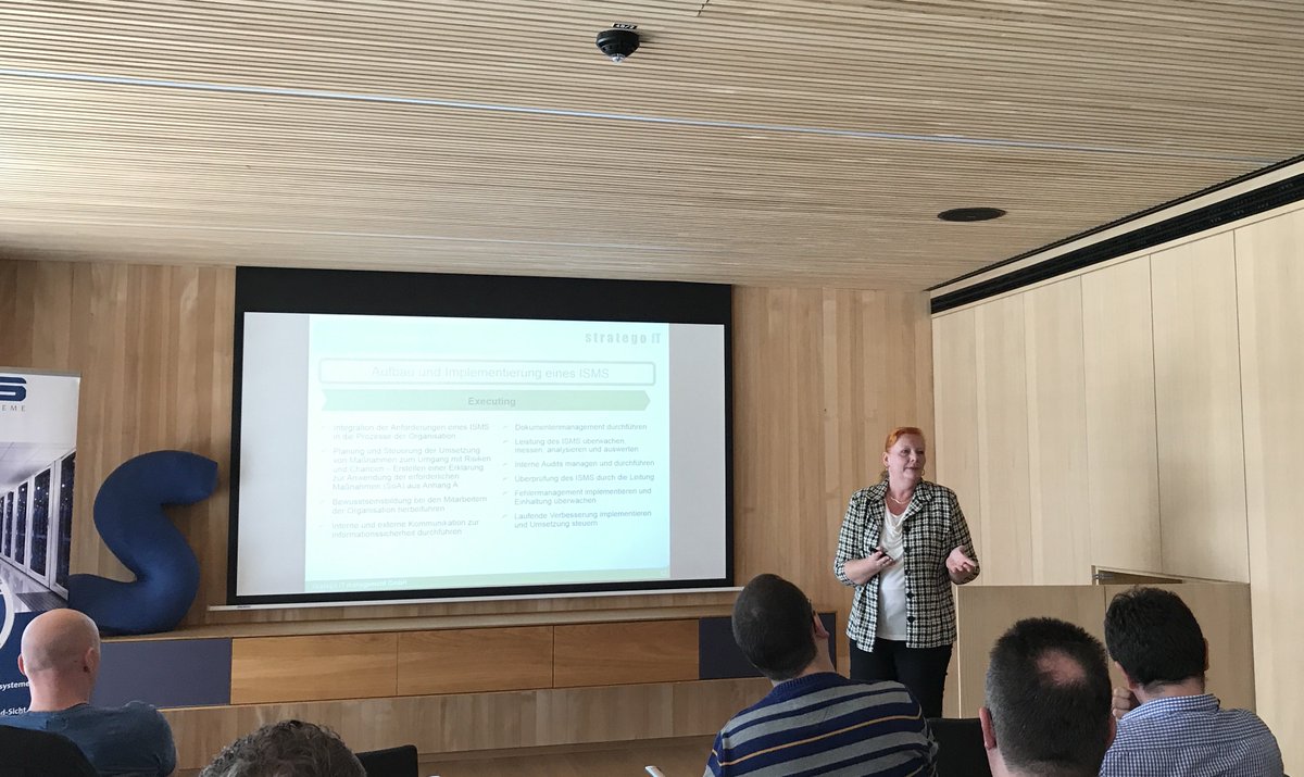 strategoIT's tweet photo. 5. SWS Security Forum in Waldkirchen - Unser Thema: ISMS-Beratung &amp; -Implementierung - morgen Teil 2 in Regensburg!
#ISMS #ITSecurity https://t.co/oGdU97bjld