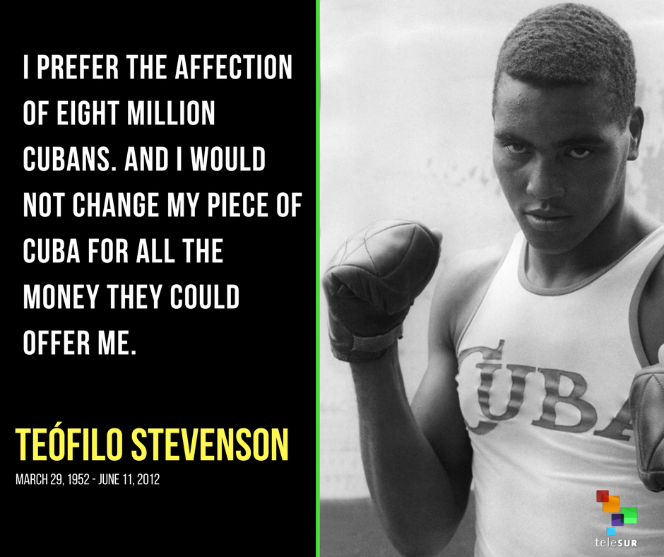Happy Birthday Teófilo Stevenson! Stevenson was a Cuban amateur boxer and engineer. 