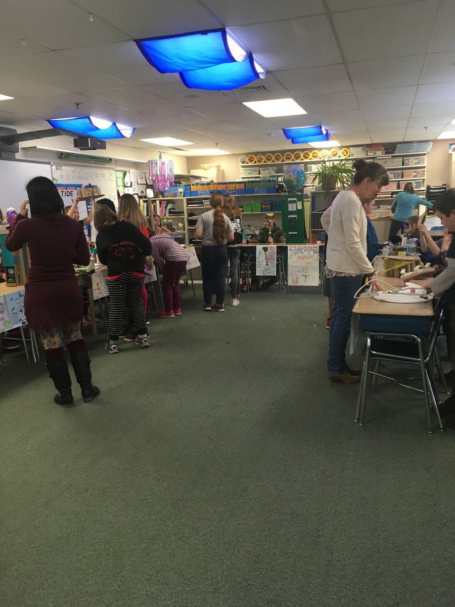 gbs_caputo's tweet photo. GBS 5th graders did a wonderful job of setting up and practicing for the Science Fair tonight! It starts at 5:30, make sure to stop by 😊 https://t.co/3eHsQvTDQW