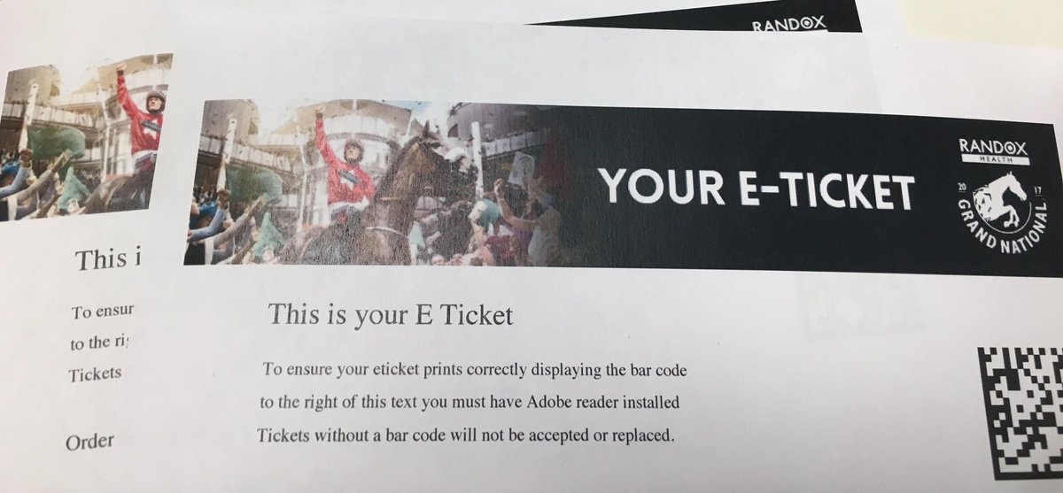 SPORTSMANRAClNG's tweet image. 🏇 Simply follow and RT this post to be in with a chance of winning this pair of tickets to the Grand National next Saturday #Grandnational 🙏