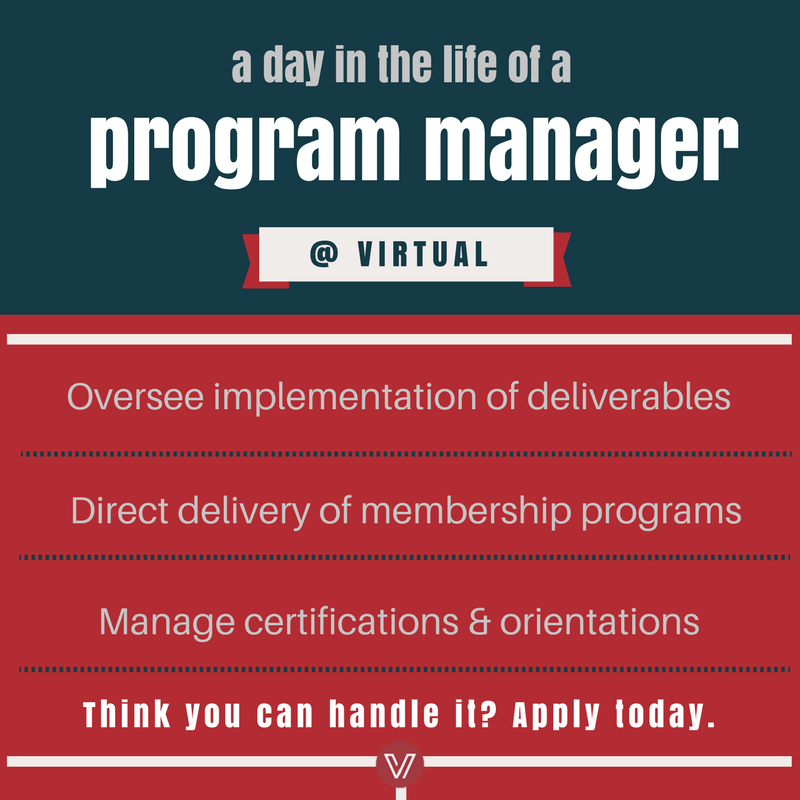 Virtual__Inc's tweet photo. Virtual is seeking an organized Program Manager! Apply today. https://t.co/VH3el9RJvS #CareersatVirtual #Jobs #NowHiring #VirtualInc https://t.co/C5zT3C6jR6