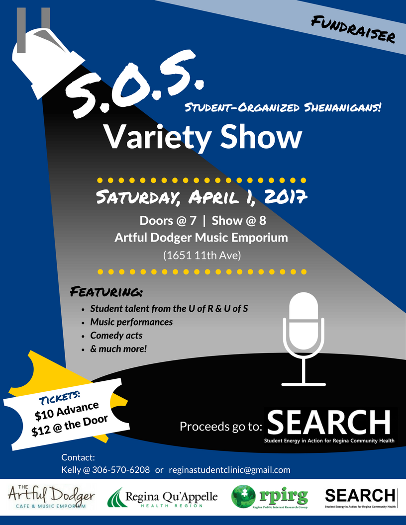 The countdown is on! Join us at the <a href="/ArtfulDodgeCafe/">The Artful Dodger</a> this Saturday for the 2nd Annual SOS Variety Night! #3days #fundraiser