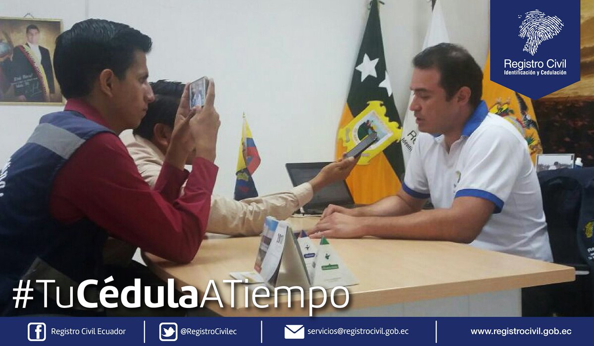 doncristhian's tweet photo. ENTREVISTA @carlosannunez Recordamos a la ciudadanía que estamos laborando hasta las 18h00 por jornada horarios extendidos @registrocivilec https://t.co/m6gYOirME8