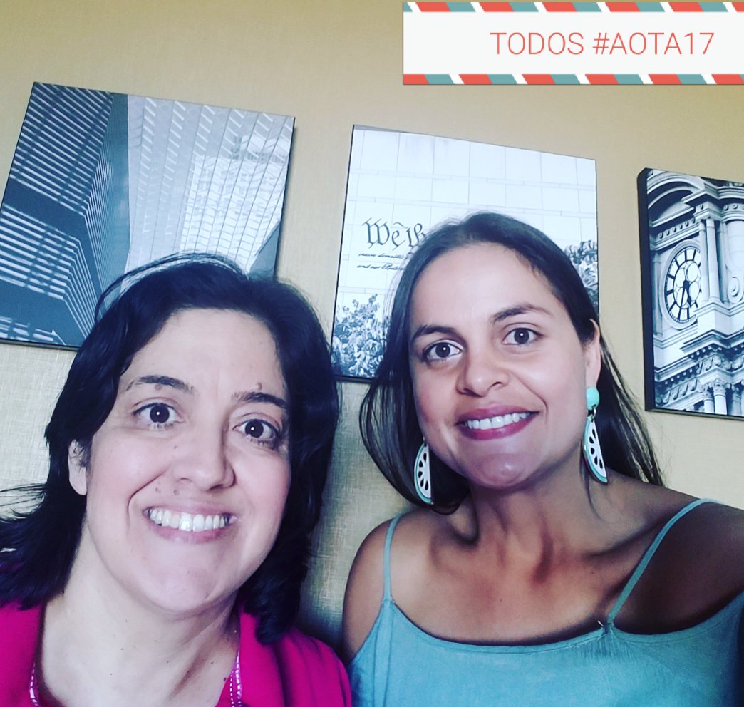 TODOS_OT's tweet photo. #TODOS Co-chairs preparing for #AOTA17 #HispanicOTsinUSA #SalsaEvent https://t.co/idKzot53Cb