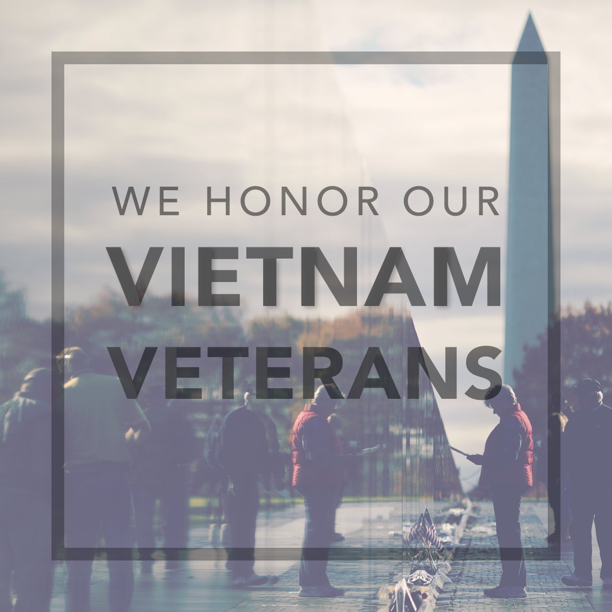 Republicans's tweet photo. Many soldiers came home from Vietnam to little fanfare or honor. Today we boldly remember their sacrifice. #VietnamVeteransDay https://t.co/J5IhprVxb5
