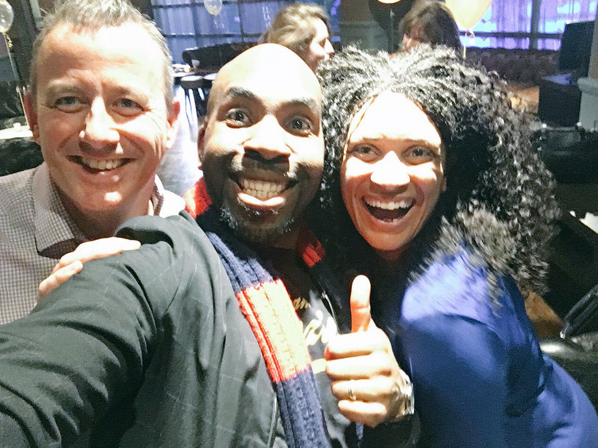 AmazingEdUK's tweet photo. What a night...food drink and lip sync battle ...#AmazingEd https://t.co/n2o3RnL74s