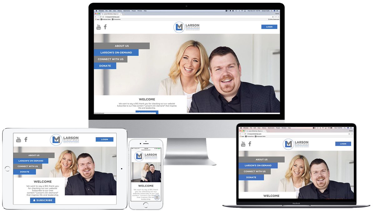 web901_io's tweet photo. Launching #AnotherOne ! Checkout the new Larson Ministries site &amp; go follow @bryanlarson and @ashleydlarson https://t.co/NNW9T77Wyn https://t.co/91vCAzNBE8