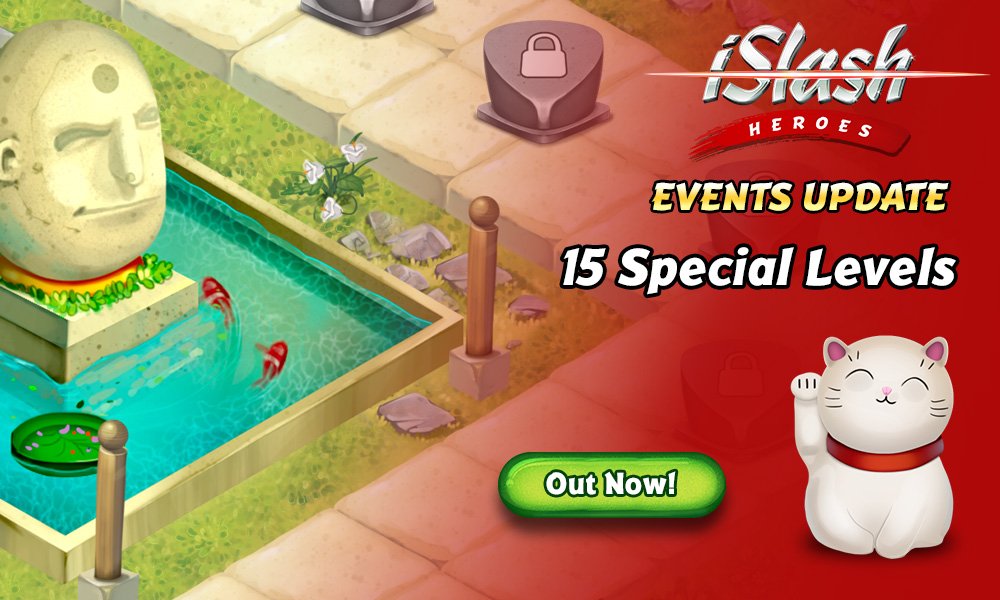 iSlashGame's tweet photo. 15 NEW LEVELS are OUT on the Events Map!
Finish them now and collect your Free Gold Coins!
https://t.co/vx6RVlu8ds | https://t.co/C9OcWDrNg3 https://t.co/KSEG9dCAaw