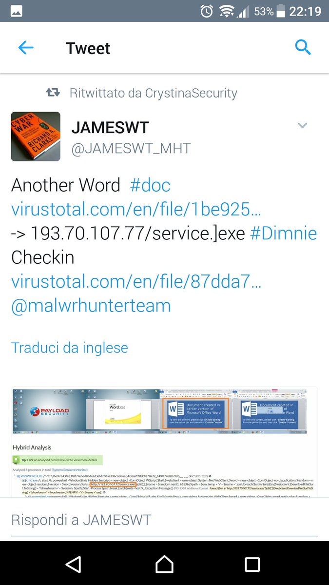 JAMESWT_WT's tweet image. #WOW He #snagged my tweet!