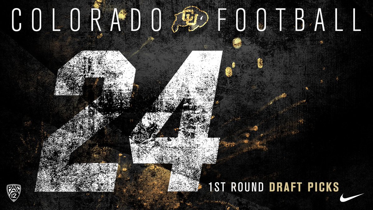 CUBuffsFootball's tweet photo. #CountdownToDraftDay is π
FUN FACT βͺοΈthe Buffs have had 24 NFL First Round Draft Picks π― https://t.co/gE7PSK3QeE