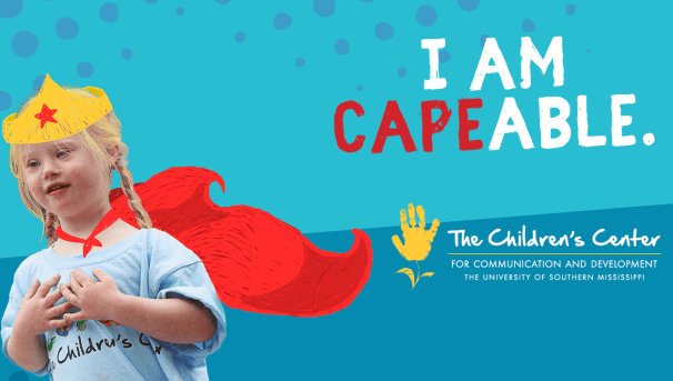 USMFoundation's tweet photo. Support @USMChildrensCtr's #CAPEability Campaign! Help children w/ communication needs & developmental disabilities: https://t.co/67EWQ9J6t5 https://t.co/twuRIRoe50