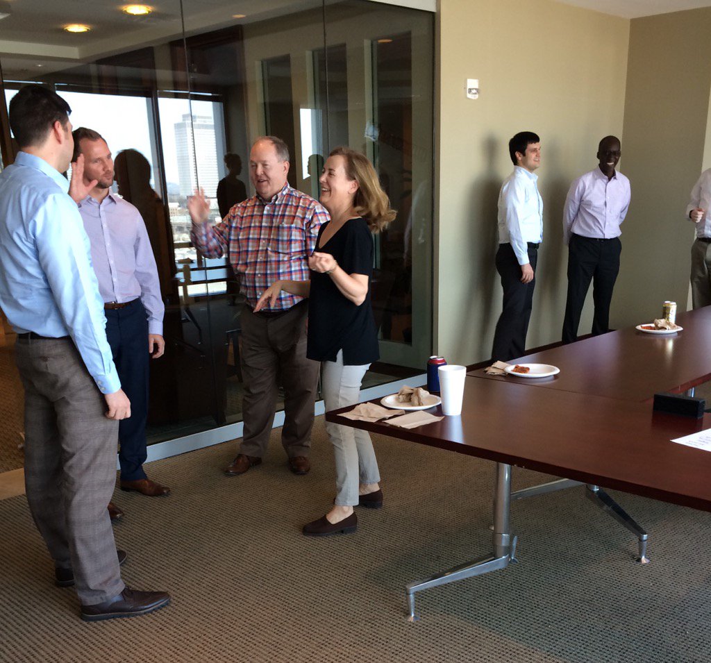 ABCNashville's tweet photo. Moving from individual movement phrases to a chorus #teambuilding #WorkCreative @Patterson_IPLAW @EpiphanyDanceCo https://t.co/SCBseEUQMF
