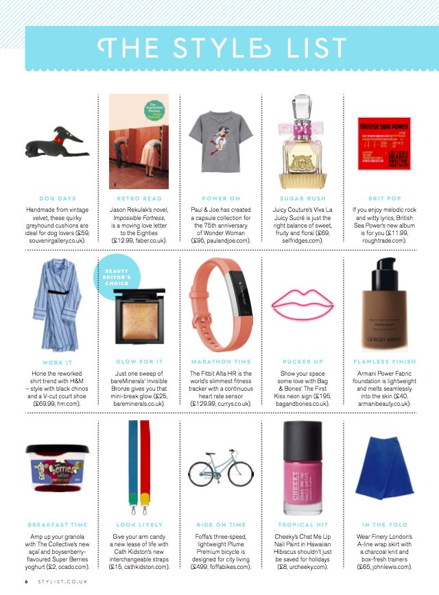 I mean...would-ya-look-at-who-it-is 😱 Only us 🔥 smack bang in the middle of The Style List  THANK YOU <a href="/stylistmagazine/">Stylist Magazine</a> and <a href="/franabouttown/">franabouttown</a>❣️