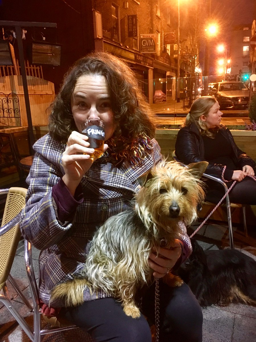 annblake78's tweet image. Spud representing and enjoying @limerickfringe beer with me @mothermacspub