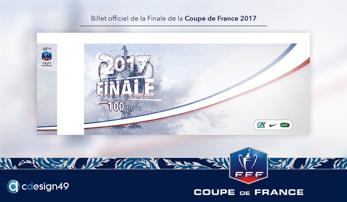 Voici le Billet officiel après quelques modifs demandées part la FFF ;) Merci encore à tous !