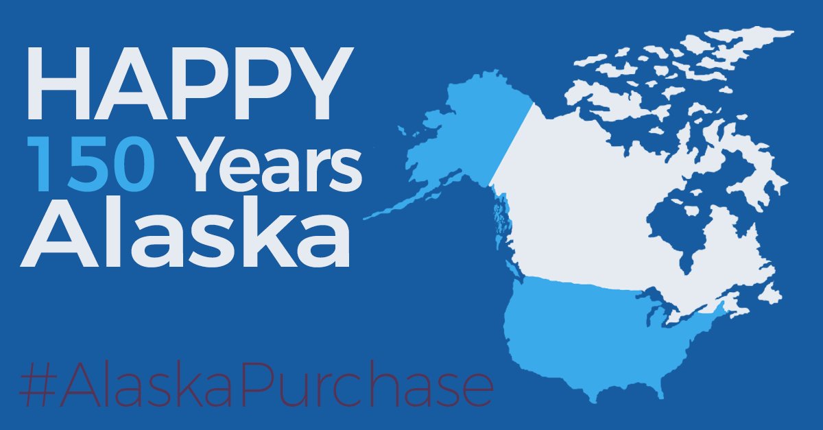 EnergyGOP's tweet photo. Today marks the 150th anniversary of the date when U.S. Sec. of State William Seward agreed to purchase #Alaska from Russia. #AlaskaPurchase https://t.co/j6ugT81fJK