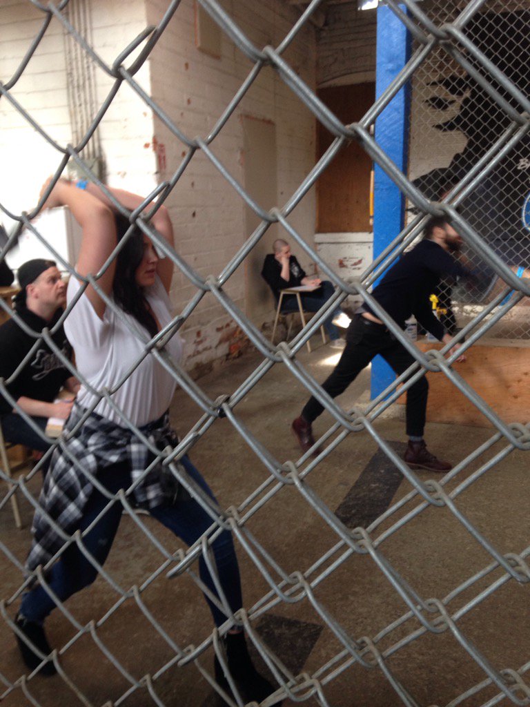DickieFox's tweet photo. A chop' good time @ArgylePR Battle Axe team event #BATLTO https://t.co/bo3MoHcgWN