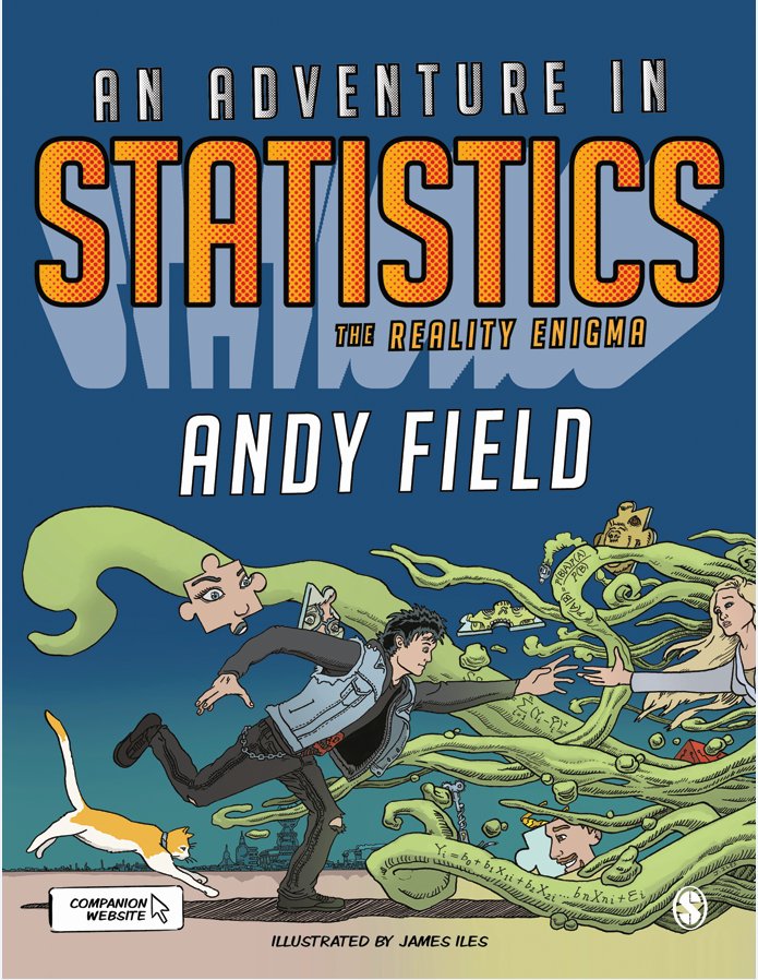 Sage_Publishing's tweet photo. Have a question for @ProfAndyField? Tell us using #StatsAdventure and he’ll answer LIVE on 4/6 at 9:40am CT https://t.co/d1LkLlPjn3