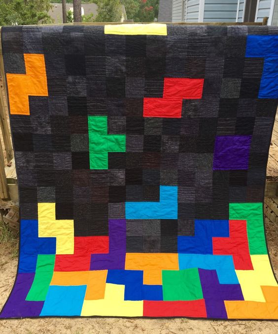 Amazing Tetris Quilt!