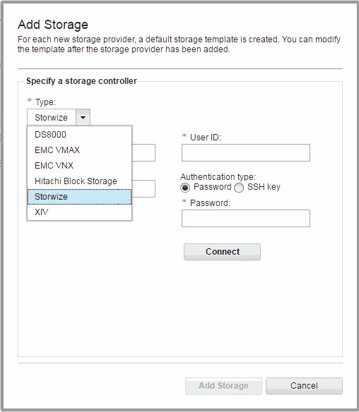 mr_nmon's tweet image. Does #IBMPowerVC support IBM Flash=YES (even if its not on the list)
FlashSystem V9000 is in Storwise family. &quot;Add Storage&quot; +select Storwize