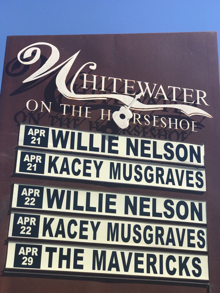 BenDorcyIII's tweet photo. It's Whitewater time again!!!
@WillieNelson @WhitewaterRocks @KaceyMusgraves @KOKEFMAUSTIN @BreeKJ97 https://t.co/9zlYdrGH9e