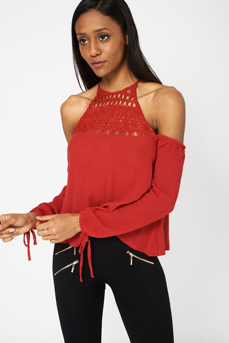 charglam's tweet photo. Cold shoulder red top £12 order https://t.co/6Mt3U6f5ks https://t.co/IPx0GjvJwi