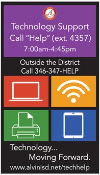 Alvin ISD Technology tweet media